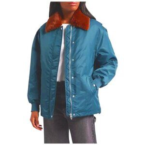BLANKNYC Women's Faux Fur Collar Jacket 'Thrills & Chills' NWT